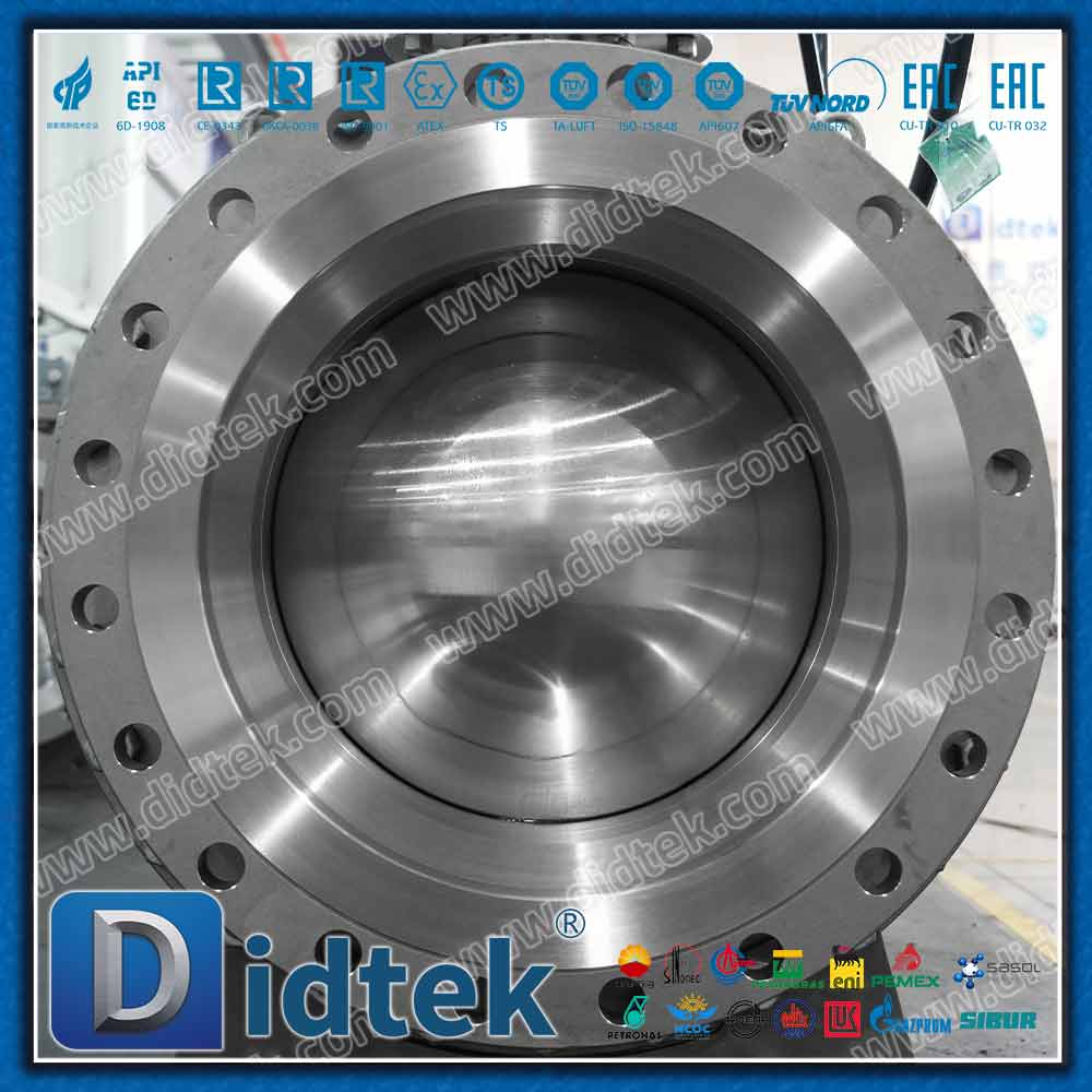 Revestimiento de LF2 + Inconel 625 con válvula de bola de muñón con sello de labio de PTFE Elgiloy